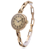 Antique Rolex 9K Yellow Gold 15 Jewel Manual Wind Women’s Watch