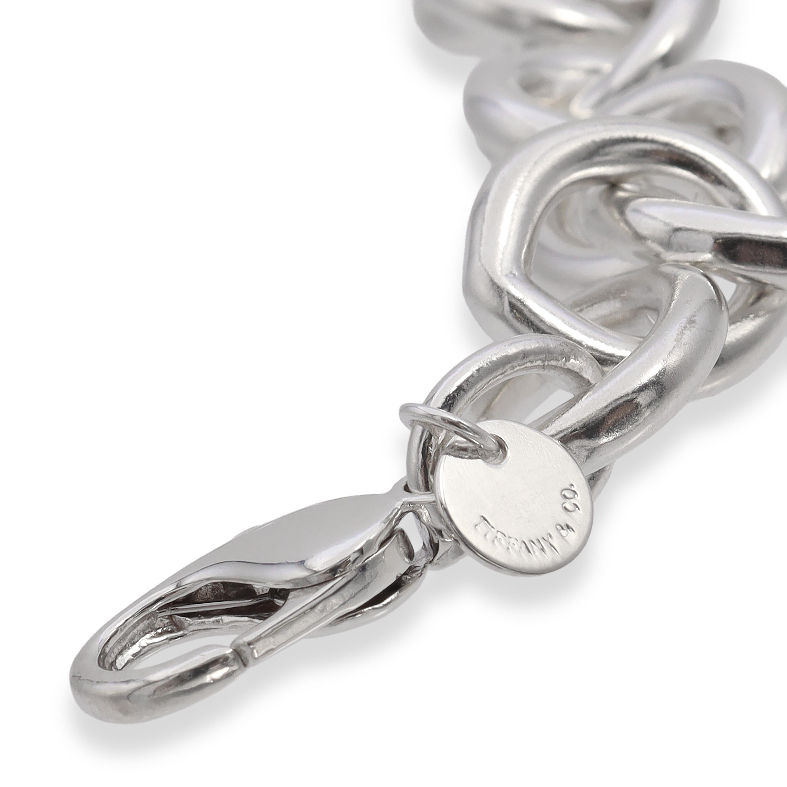 Vintage 36" Tiffany & Co. Sterling Silver Round 13mm Link Rolo Chain Necklace