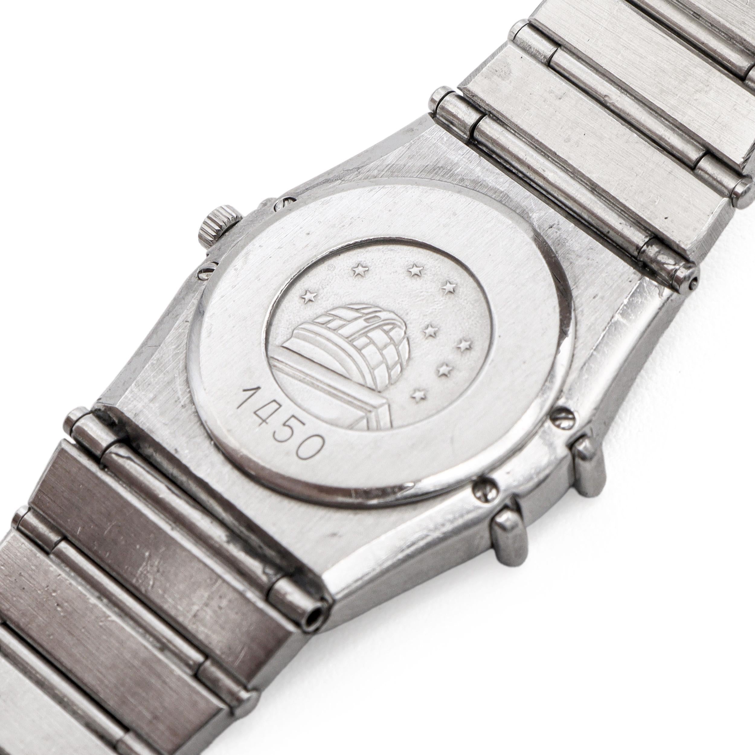 Omega Constellation Stainless Steel Champagne Dial Quartz Women’s Watch