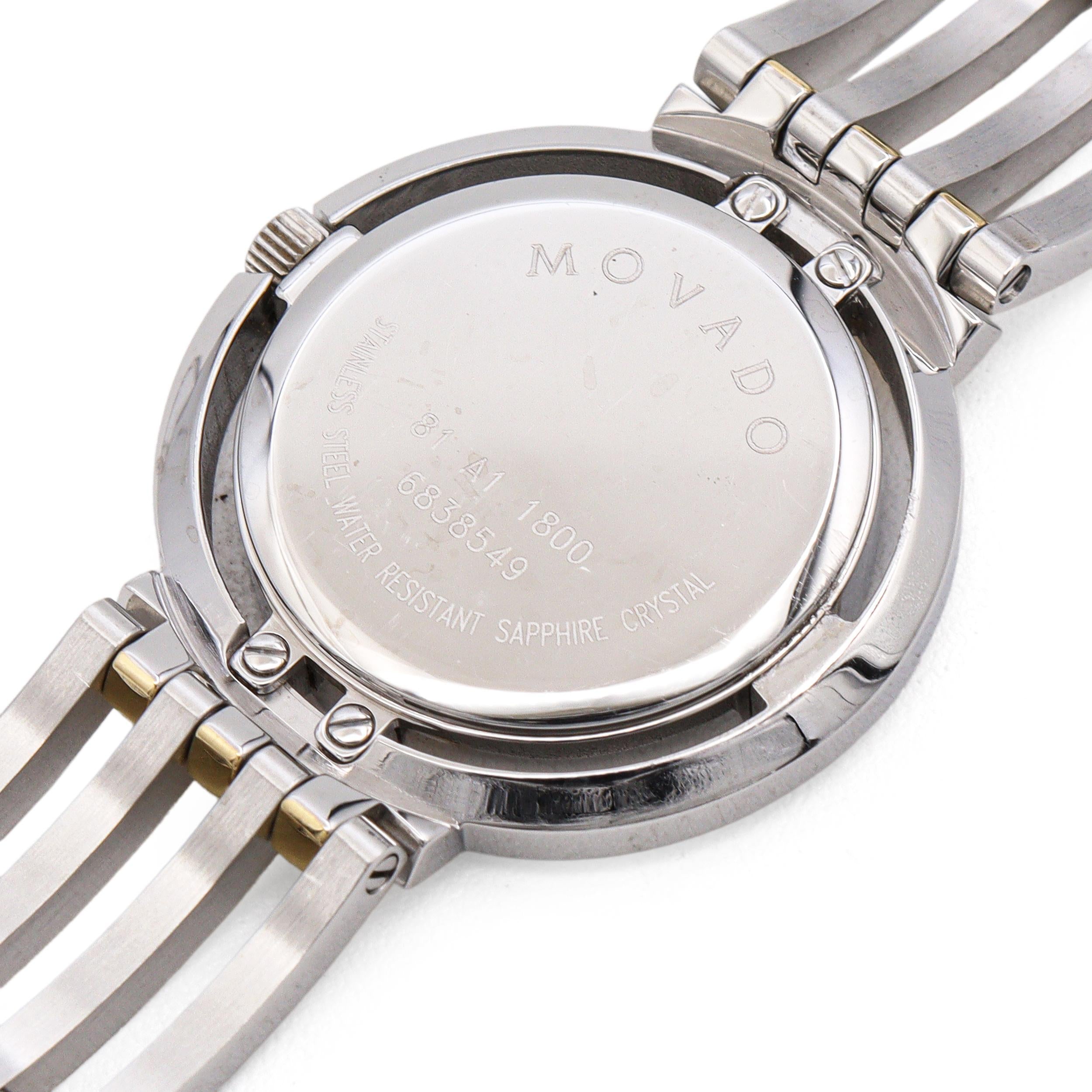 Movado Esperanza Two-Tone Stainless Steel Women’s Quartz Watch Ref. 81.A1.1800