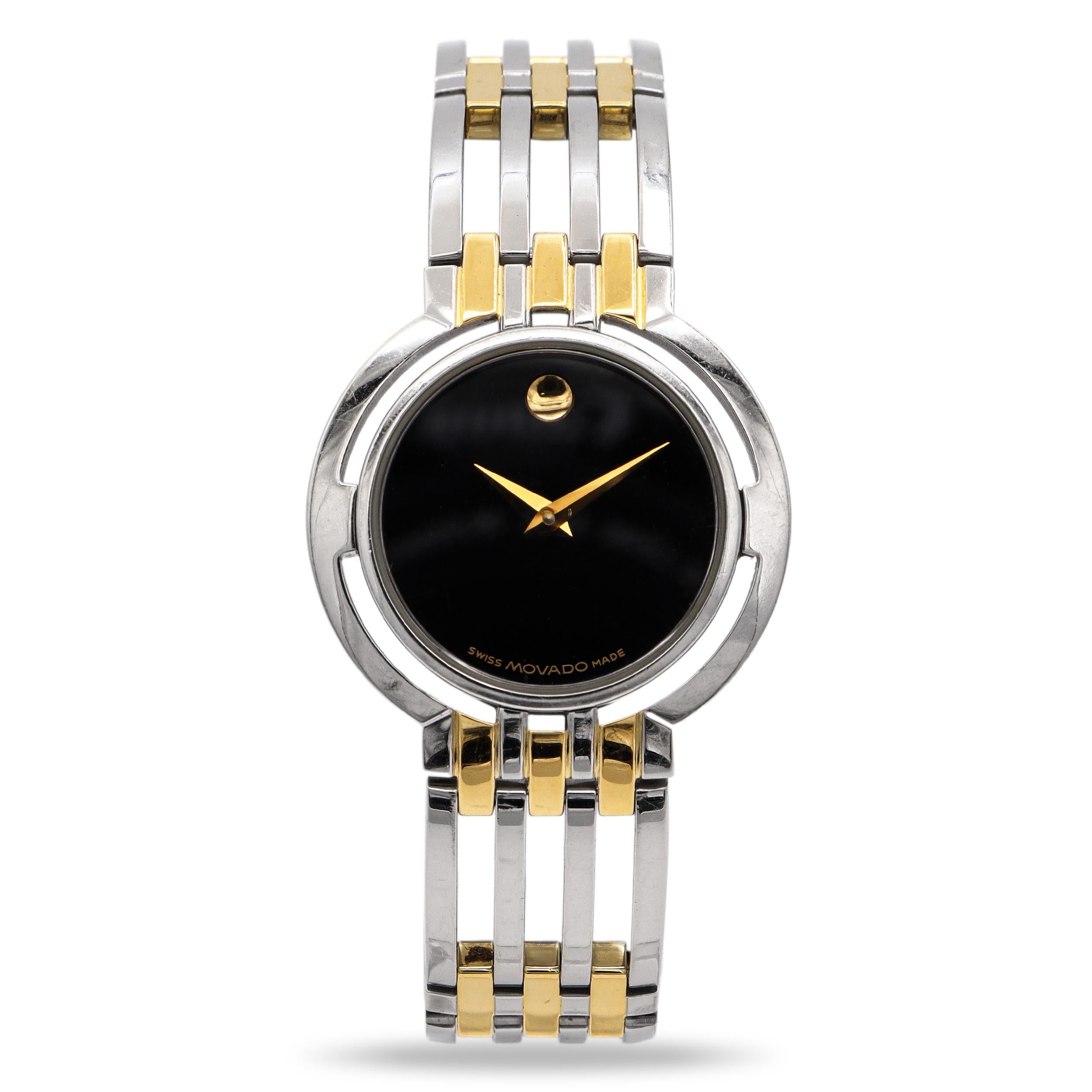 Movado Esperanza Two-Tone Stainless Steel Women’s Quartz Watch Ref. 81.A1.1800