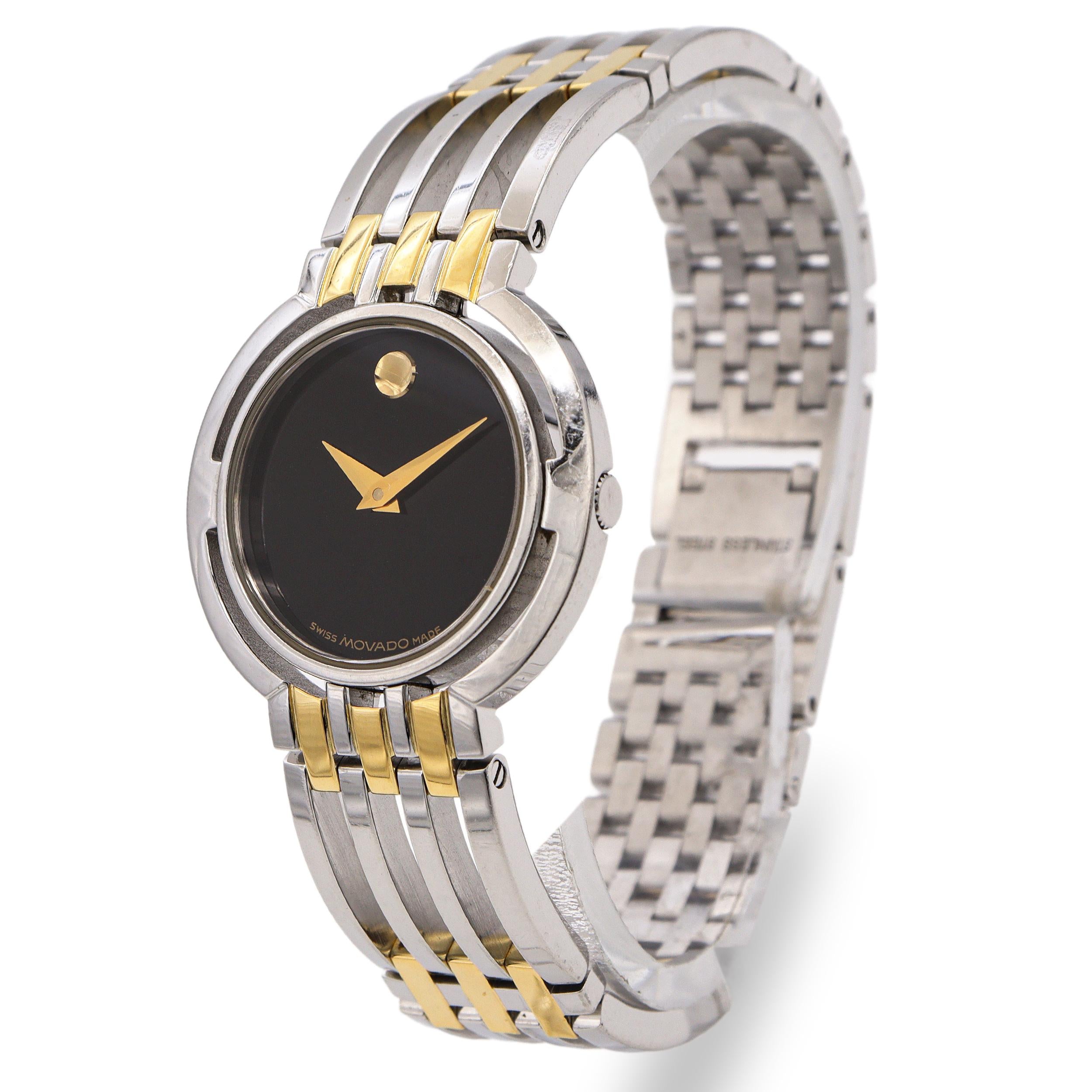 Movado Esperanza Two-Tone Stainless Steel Women’s Quartz Watch Ref. 81.A1.1800