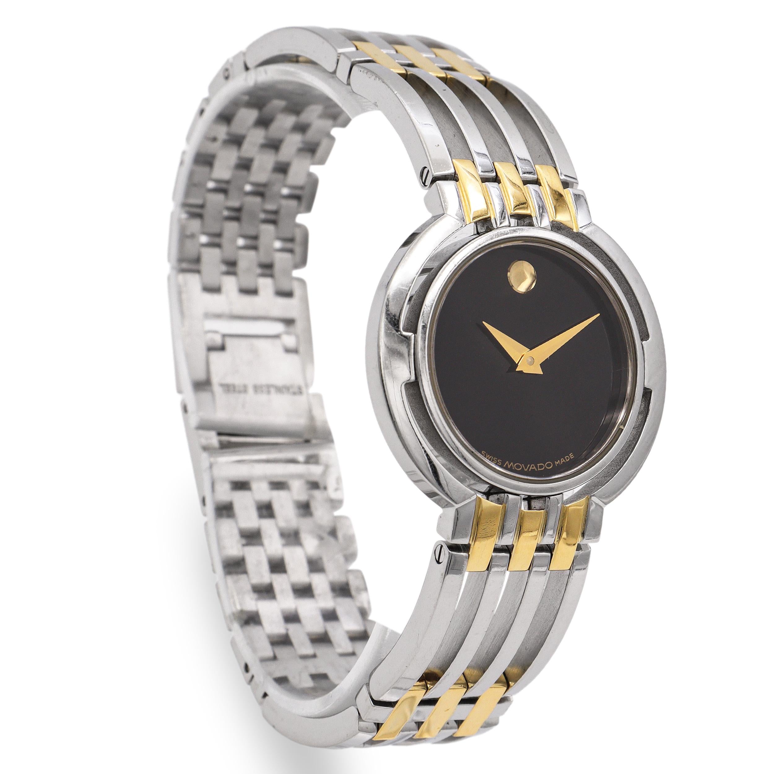 Movado Esperanza Two-Tone Stainless Steel Women’s Quartz Watch Ref. 81.A1.1800