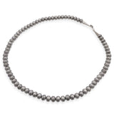 Vintage Sterling Silver Stamped Navajo Pearl Style Beaded Necklace