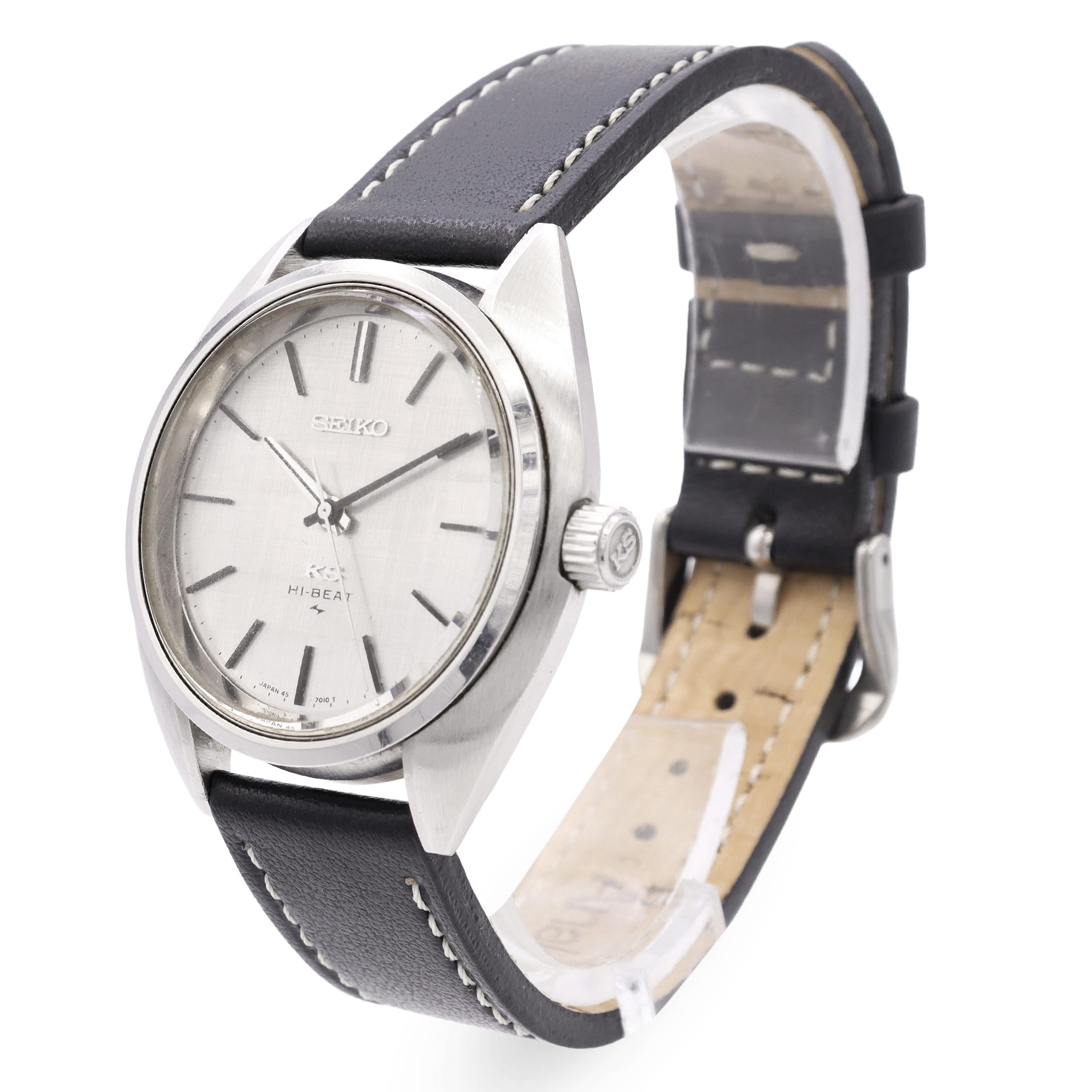 Vintage Seiko KS King Seiko Hi-Beat Manual Watch Ref. 45-7010