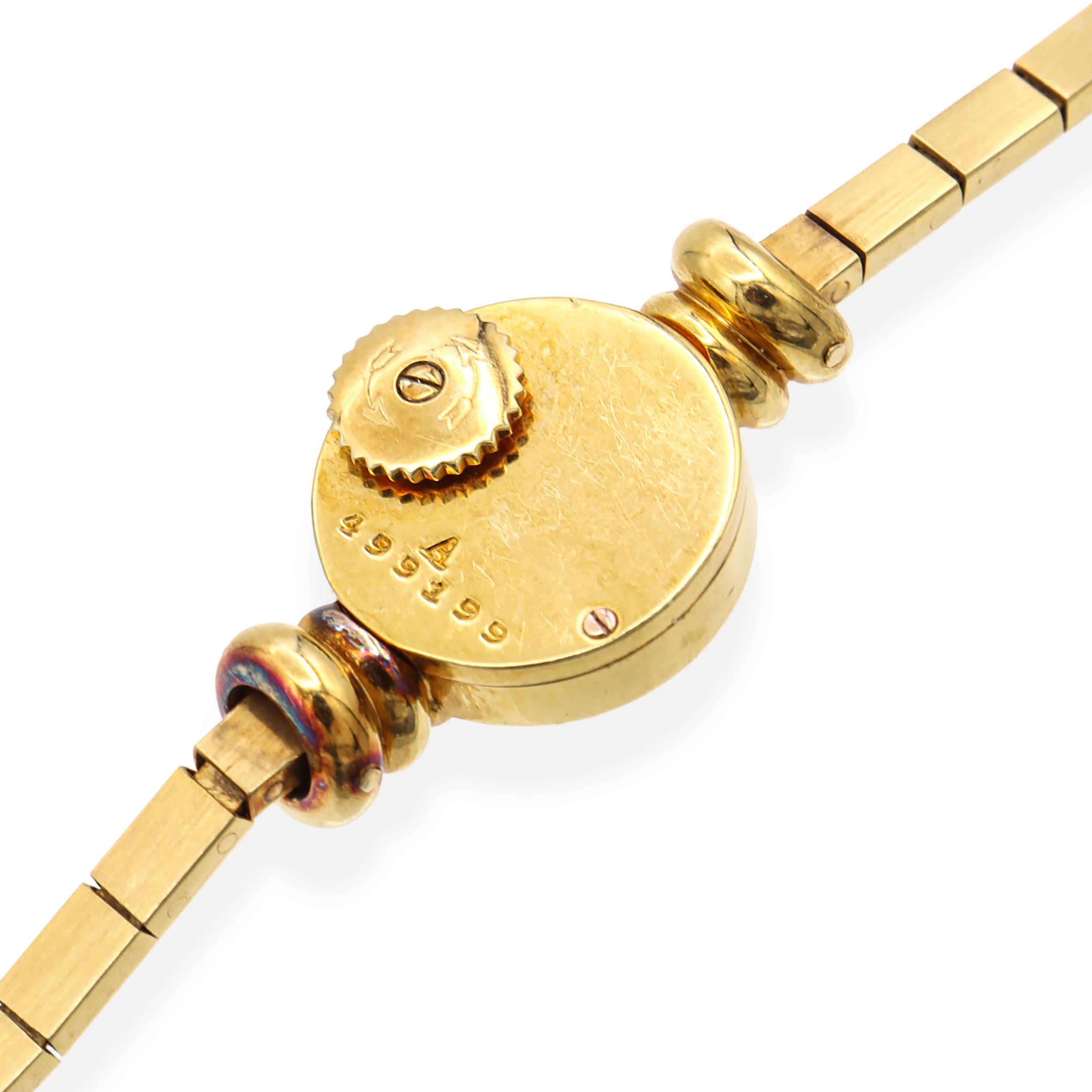 Vintage 18k Yellow Gold Jaeger-LeCoultre Backwind Handwind Watch