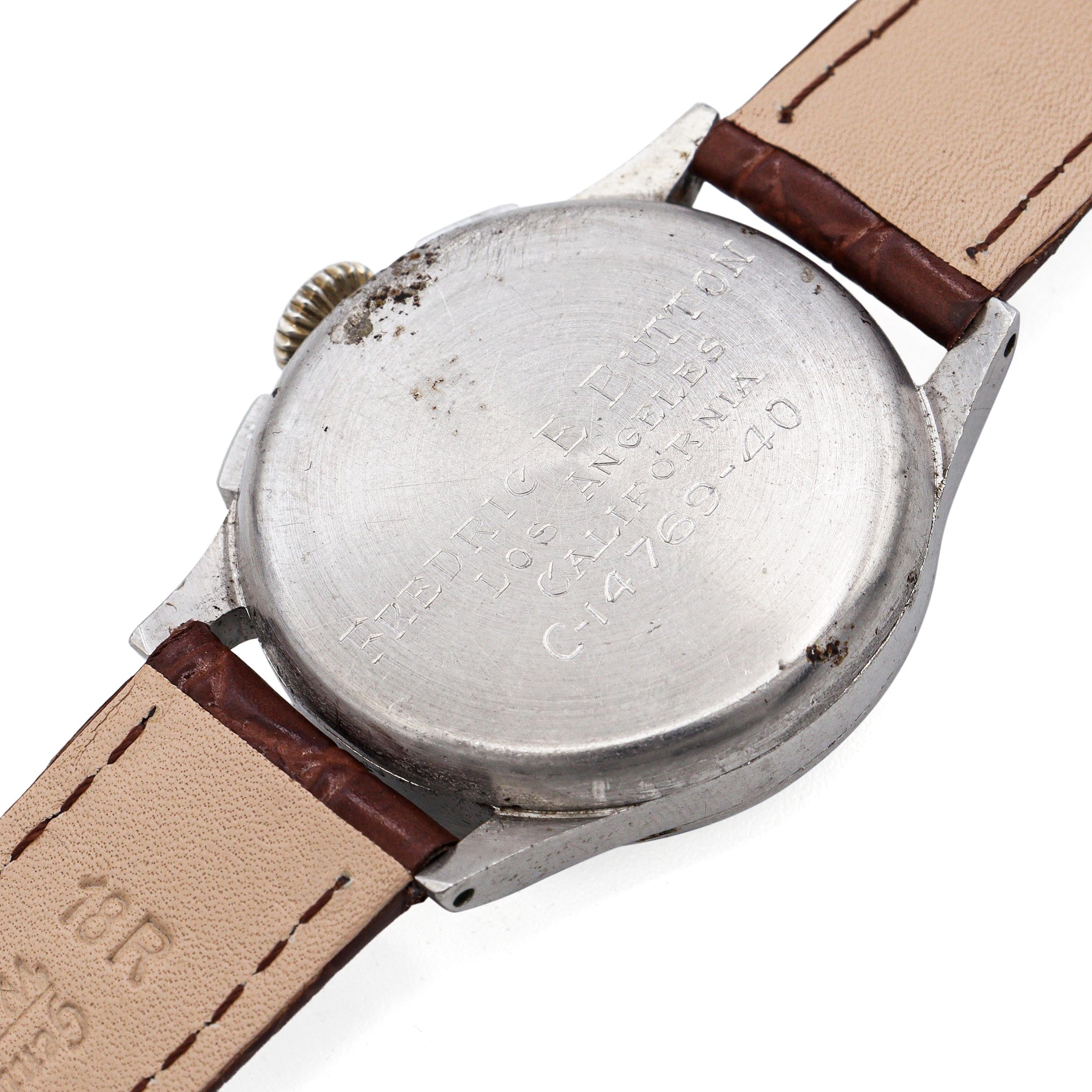 Vintage Girard-Perregaux Chronograph Cal 285 Hand Wind Men's Watch Ref 22405