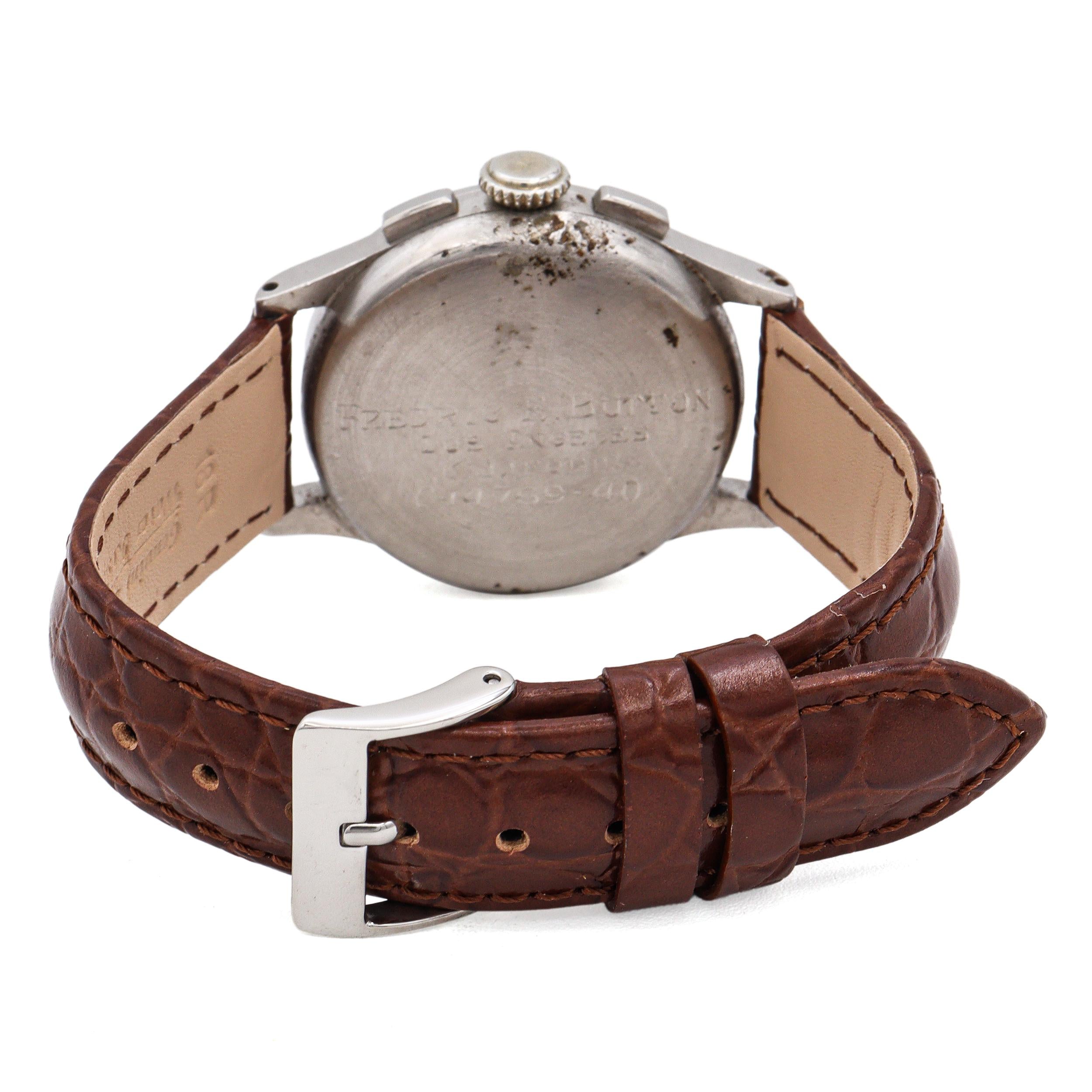 Vintage Girard-Perregaux Chronograph Cal 285 Hand Wind Men's Watch Ref 22405