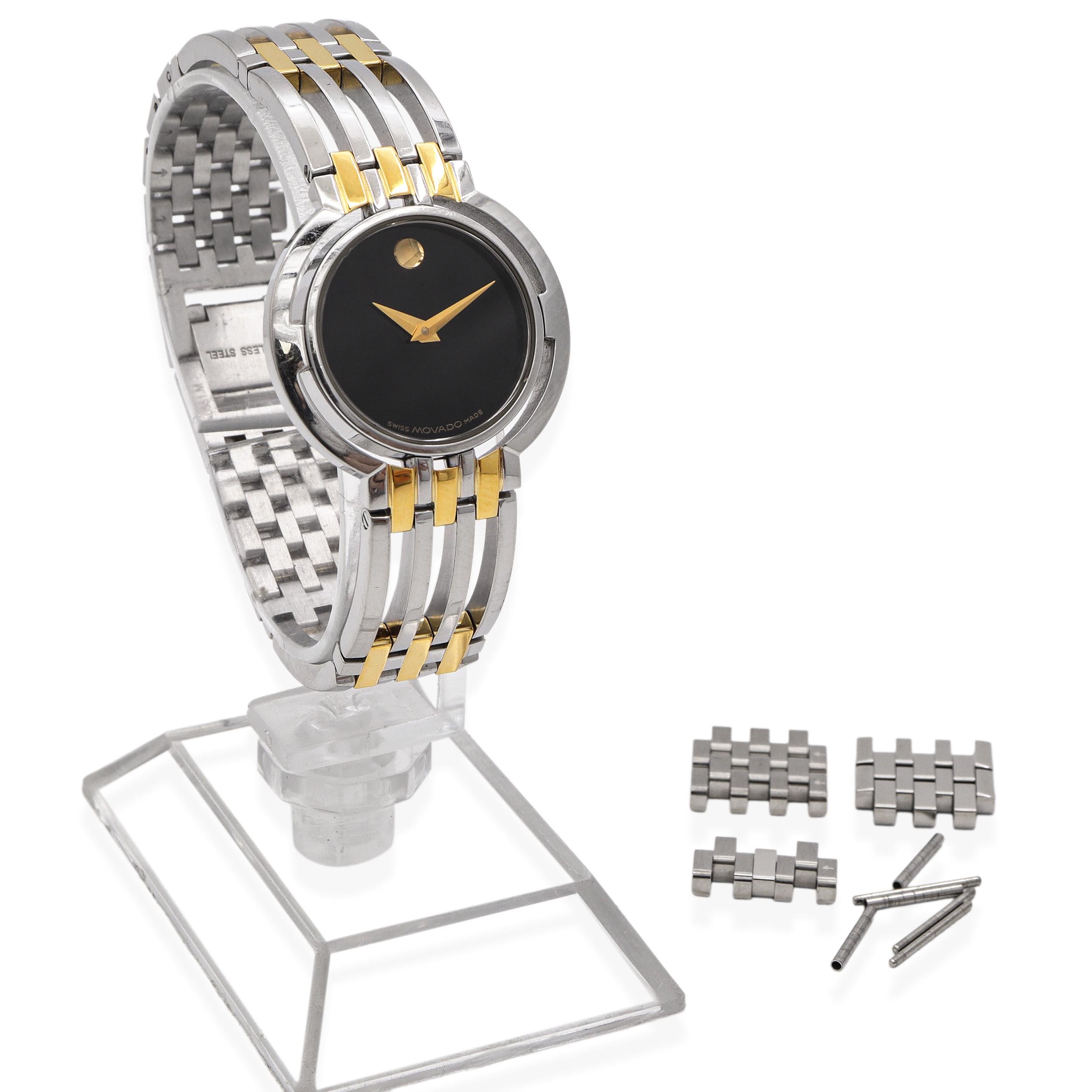 Movado Esperanza Two-Tone Stainless Steel Women’s Quartz Watch Ref. 81.A1.1800