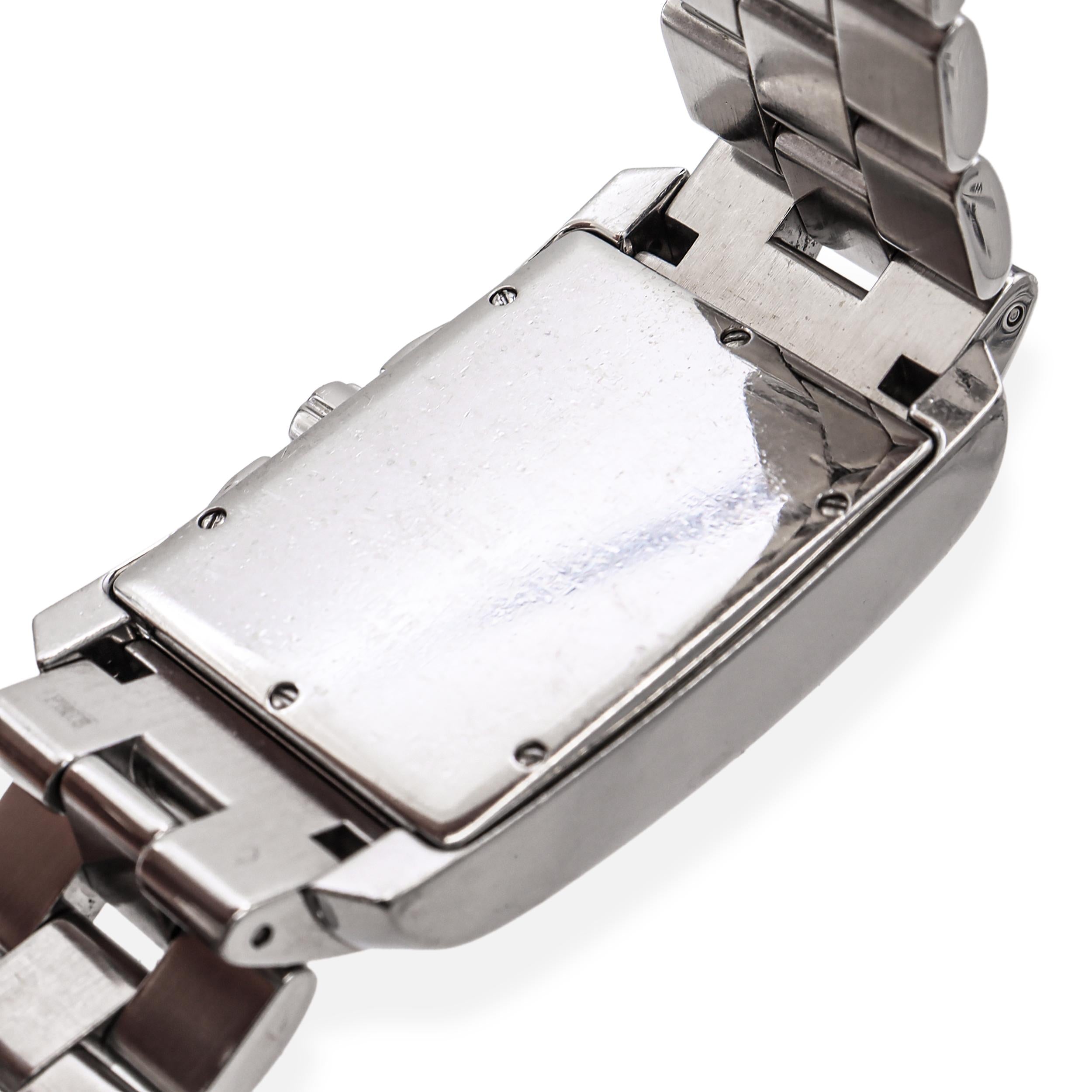 Baume & Mercier Hampton Chronograph Men's Steel Tank Watch 55341