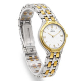 Omega De Ville Two-Tone Stainless Steel & 18K Gold Quartz Women’s Watch