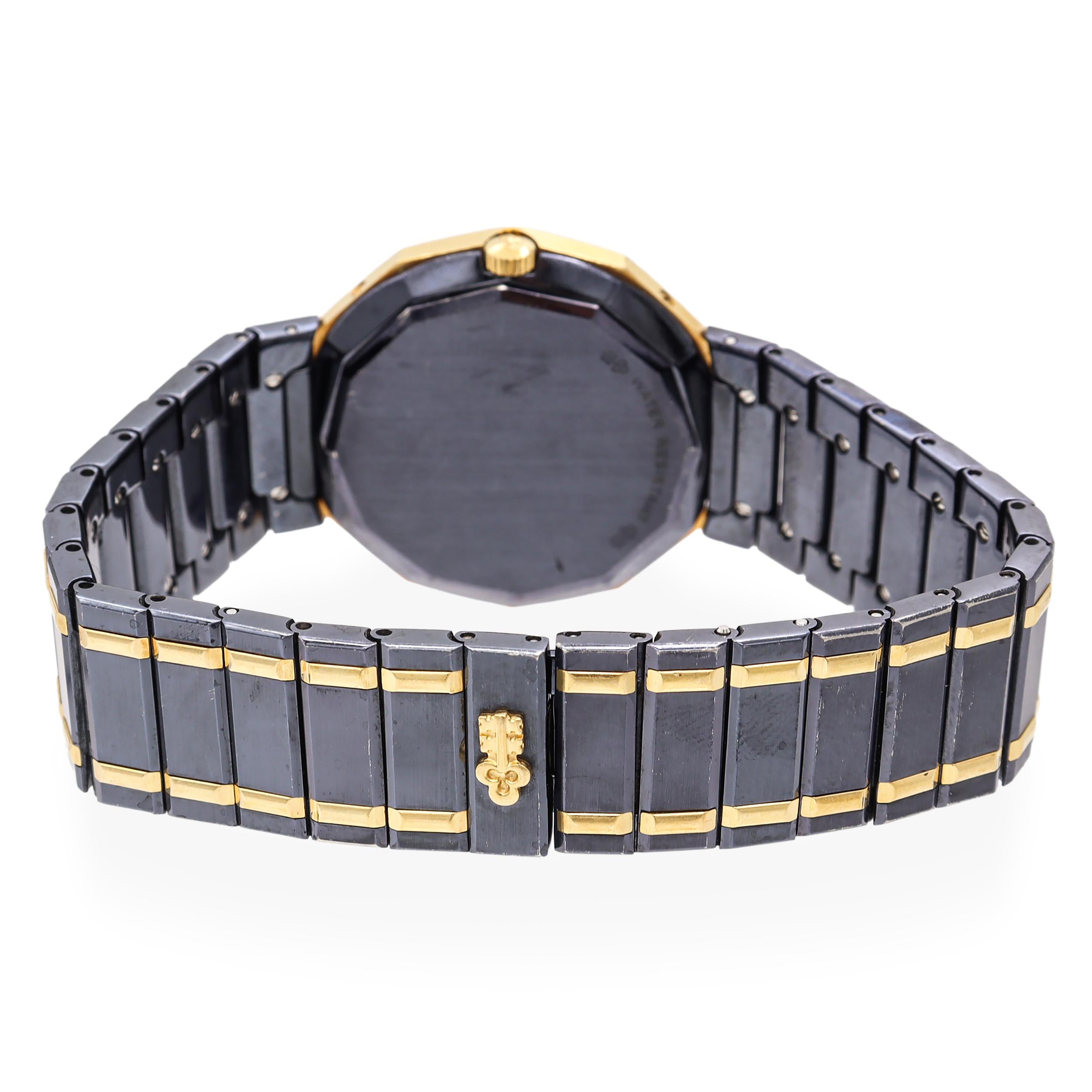 Corum Admiral's Cup Blue Steel and 18k Gold Quartz Watch
