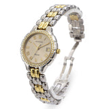 Juvenia Biarritz Stainless Steel with 18k Yellow Gold Diamond Bezel Watch