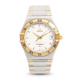 Omega Constellation 18k Yellow Gold & Stainless Steel Quartz Men's Watch