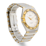 Omega Constellation 18k Yellow Gold & Stainless Steel Quartz Men's Watch