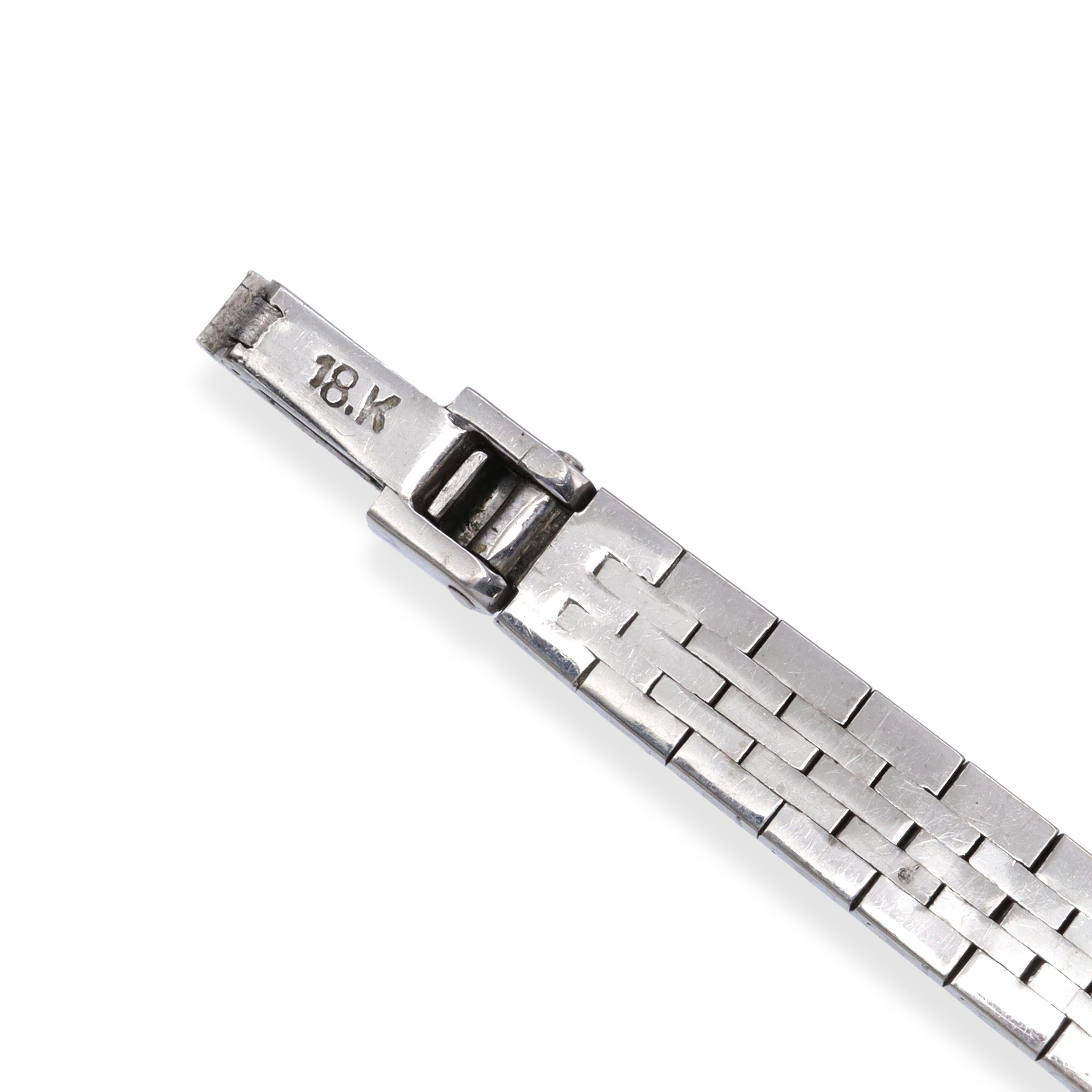 Vintage Rolex Orchid 18K White Gold Handwind Cocktail Watch