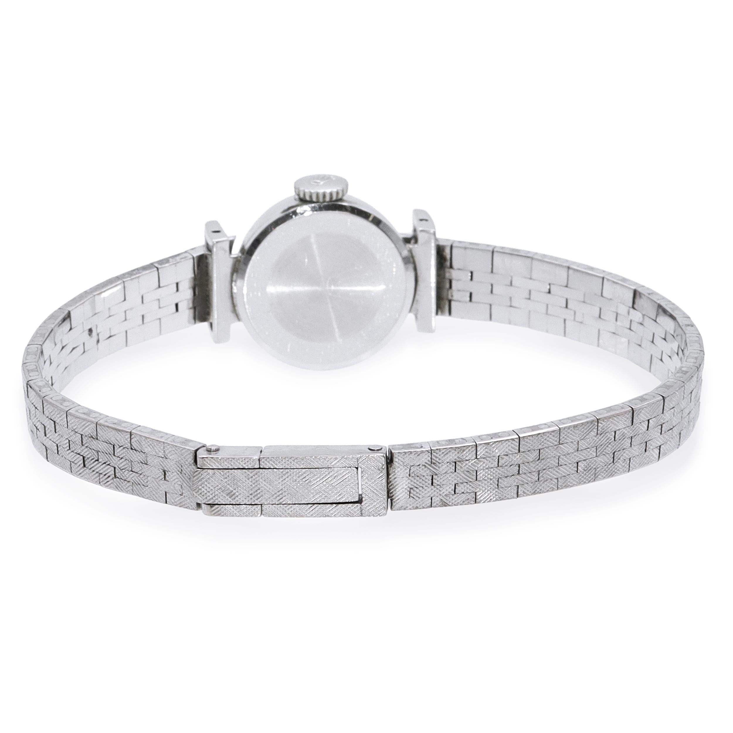 Vintage Rolex Orchid 18K White Gold Handwind Cocktail Watch