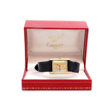 Vintage Must de Cartier Tank Vermeil Trinity Stripe Dial Hand-Wind Women's Watch