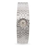 Vintage Precious Metal Universal Geneve 1.68ctw Diamond Brick Link Watch