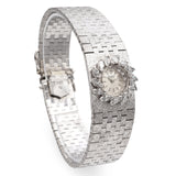 Vintage Precious Metal Universal Geneve 1.68ctw Diamond Brick Link Watch