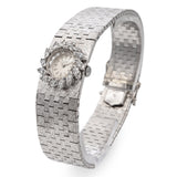 Vintage Precious Metal Universal Geneve 1.68ctw Diamond Brick Link Watch