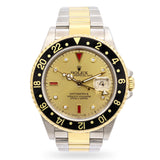 2001 Rolex GMT Master II Two Tone With Aftermarket Dial Men's Watch Ref. 16713