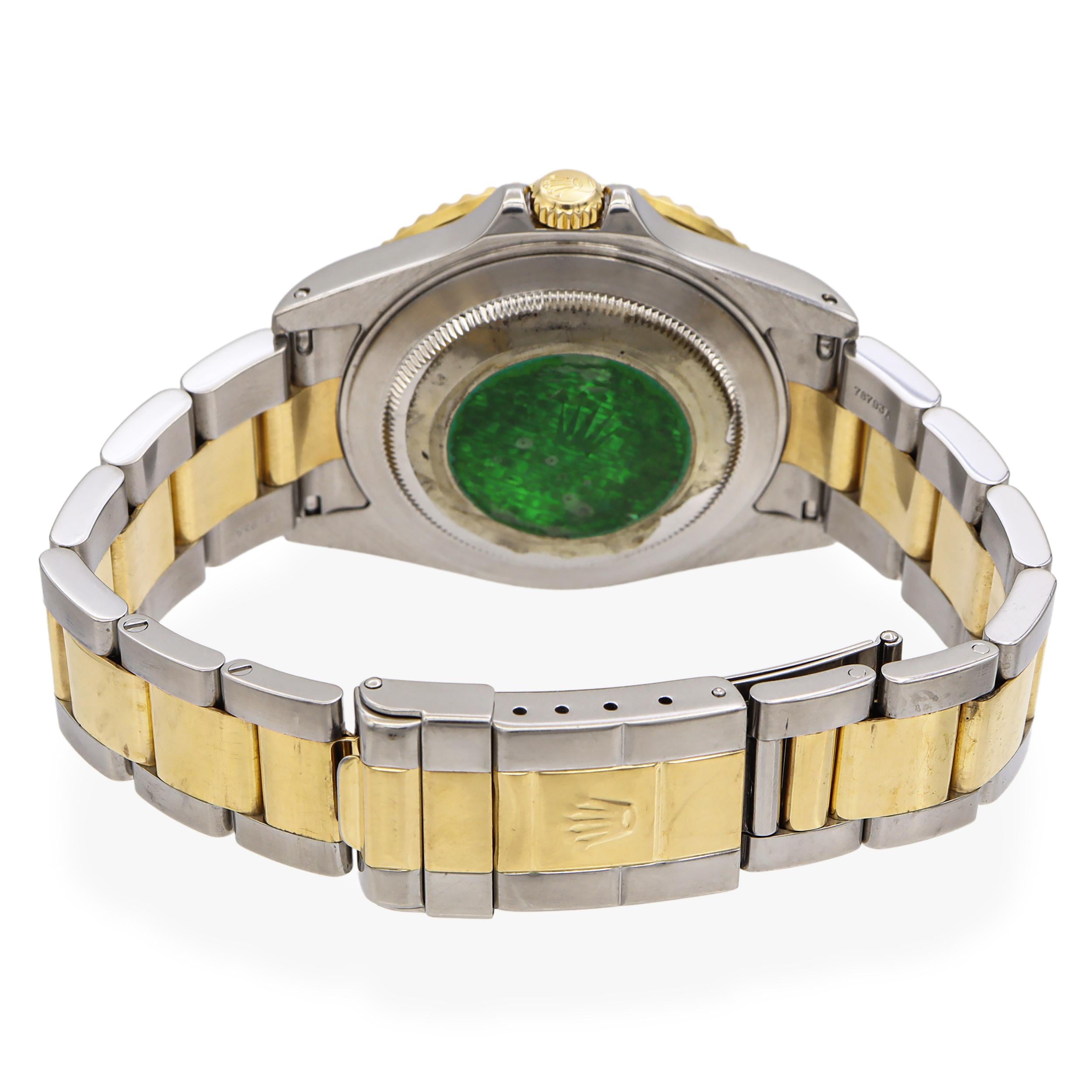 2001 Rolex GMT Master II Two Tone With Aftermarket Dial Men's Watch Ref. 16713