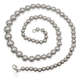 Tiffany & Co. Sterling Silver Graduated Beaded Necklace