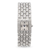 Chaumet Paris Etanche Stainless Steel  Diamond Tank Watch