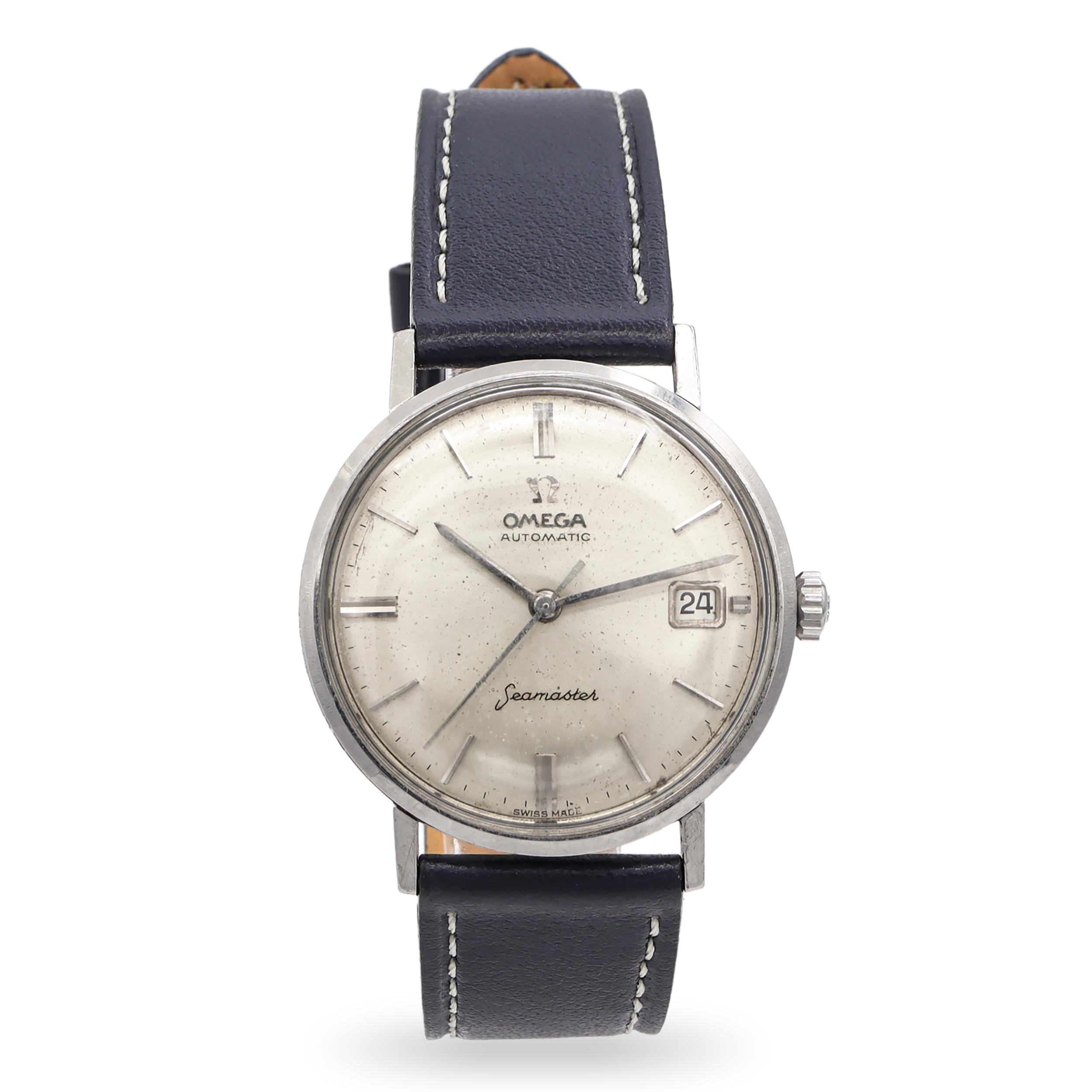 Vintage Omega Seamaster Stainless Steel Automatic Watch