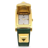 Hermès Medor Pyramid Cover Gold Plated Quartz Women's Watch