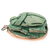 Vintage 12K Gold Mounted Green Faience Egyptian Scarab Pendant