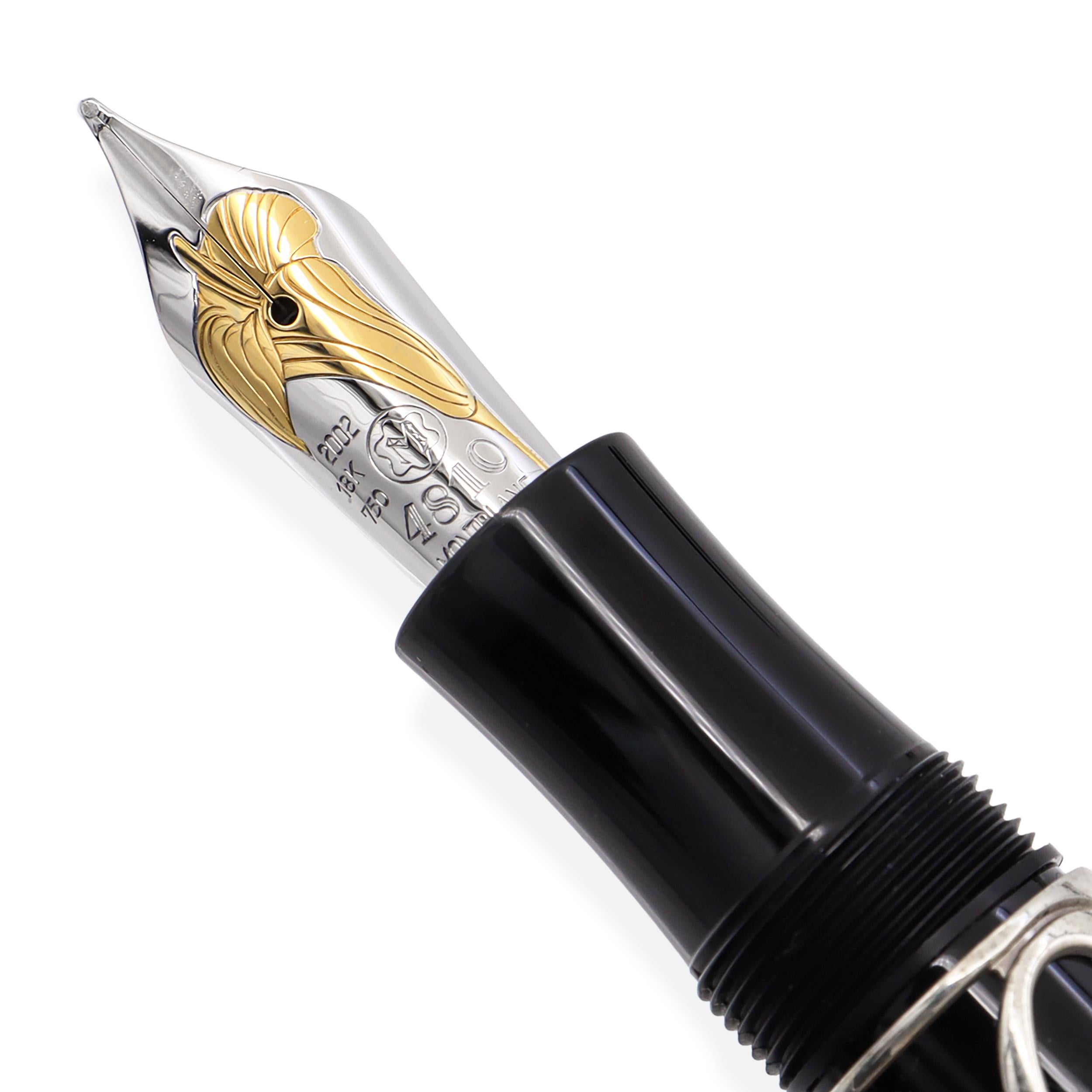 Mont Blanc Andrew Carnegie Limited Edition 4810 Fountain Pen With Box and Manual