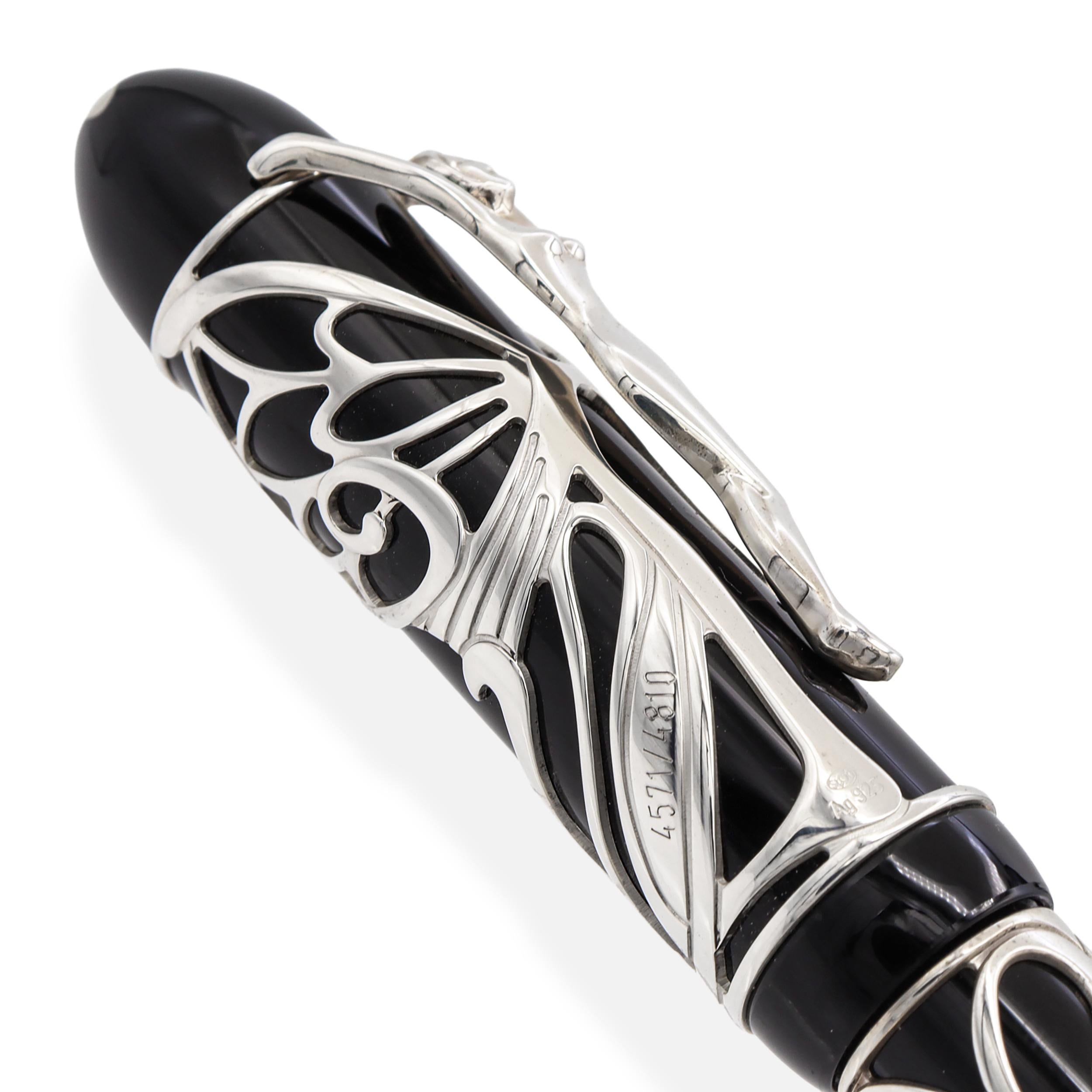 Mont Blanc Andrew Carnegie Limited Edition 4810 Fountain Pen With Box and Manual