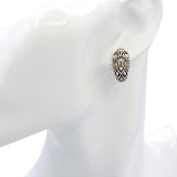 John Hardy Naga 18k Yellow Gold and Sterling Silver Shrimp Earrings