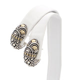 John Hardy Naga 18k Yellow Gold and Sterling Silver Shrimp Earrings