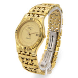 Longines Laureate Gold Tone Stainless Steel Date Quartz Men's Watch