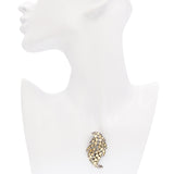 John Hardy Sterling Silver & 18K Gold Dot Leaf Pendant