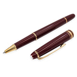 Montblanc Meisterstück Classique Bordeaux Burgundy Gold Trim Rollerball Pen