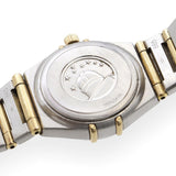 Omega Constellation Two Tone Diamond Bezel Quartz Ladies Watch