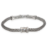 John Hardy Sterling Silver Bamboo Hoop Earrings & Bracelet Set