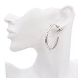 John Hardy Sterling Silver Bamboo Hoop Earrings & Bracelet Set