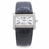 Cartier Tank Divan Stainless Steel and Diamond Quartz Watch Ref. 2599