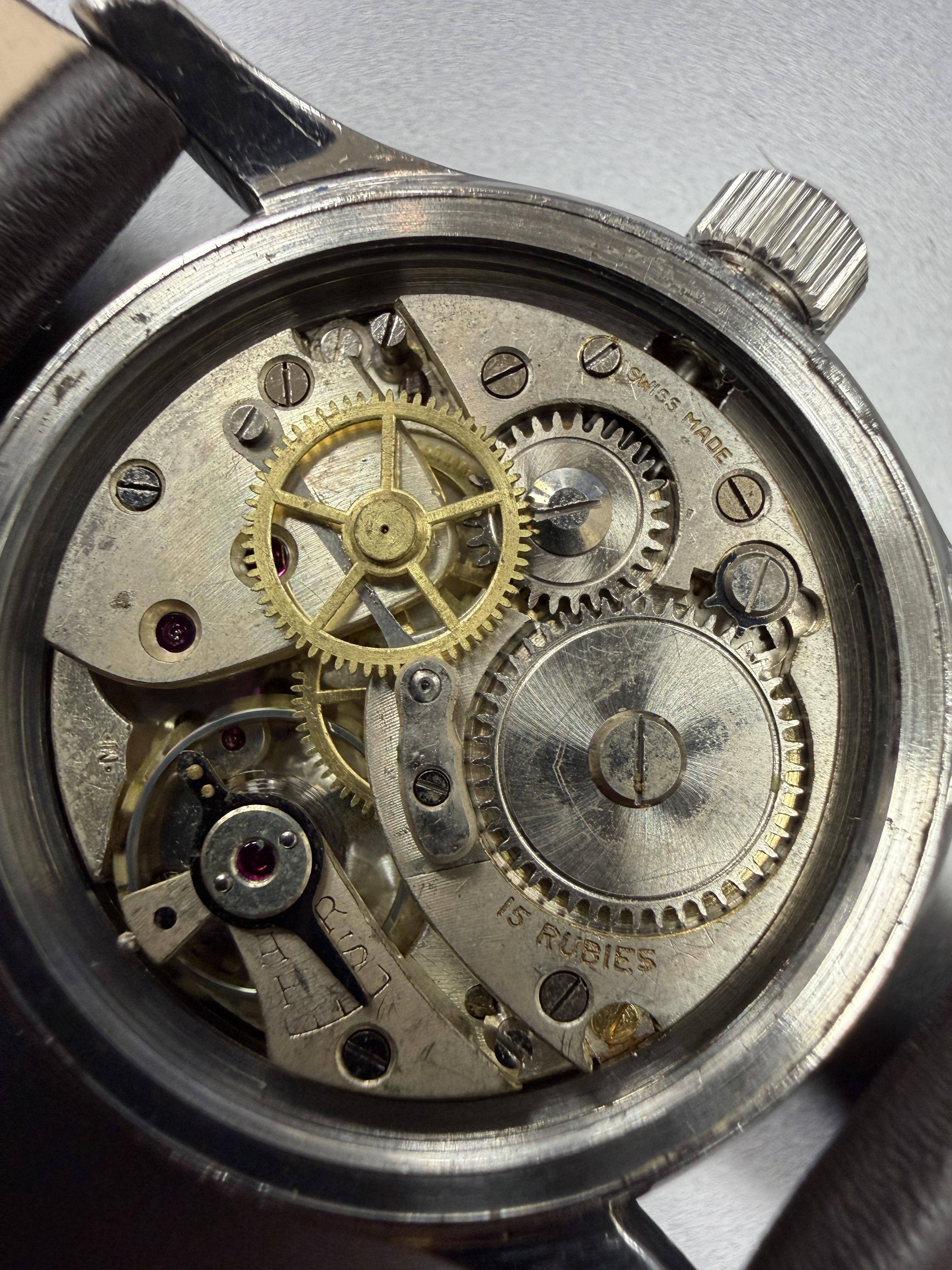 Vintage Oyster Watch Co.Stainless Steel Hand Wind Men’s Watch