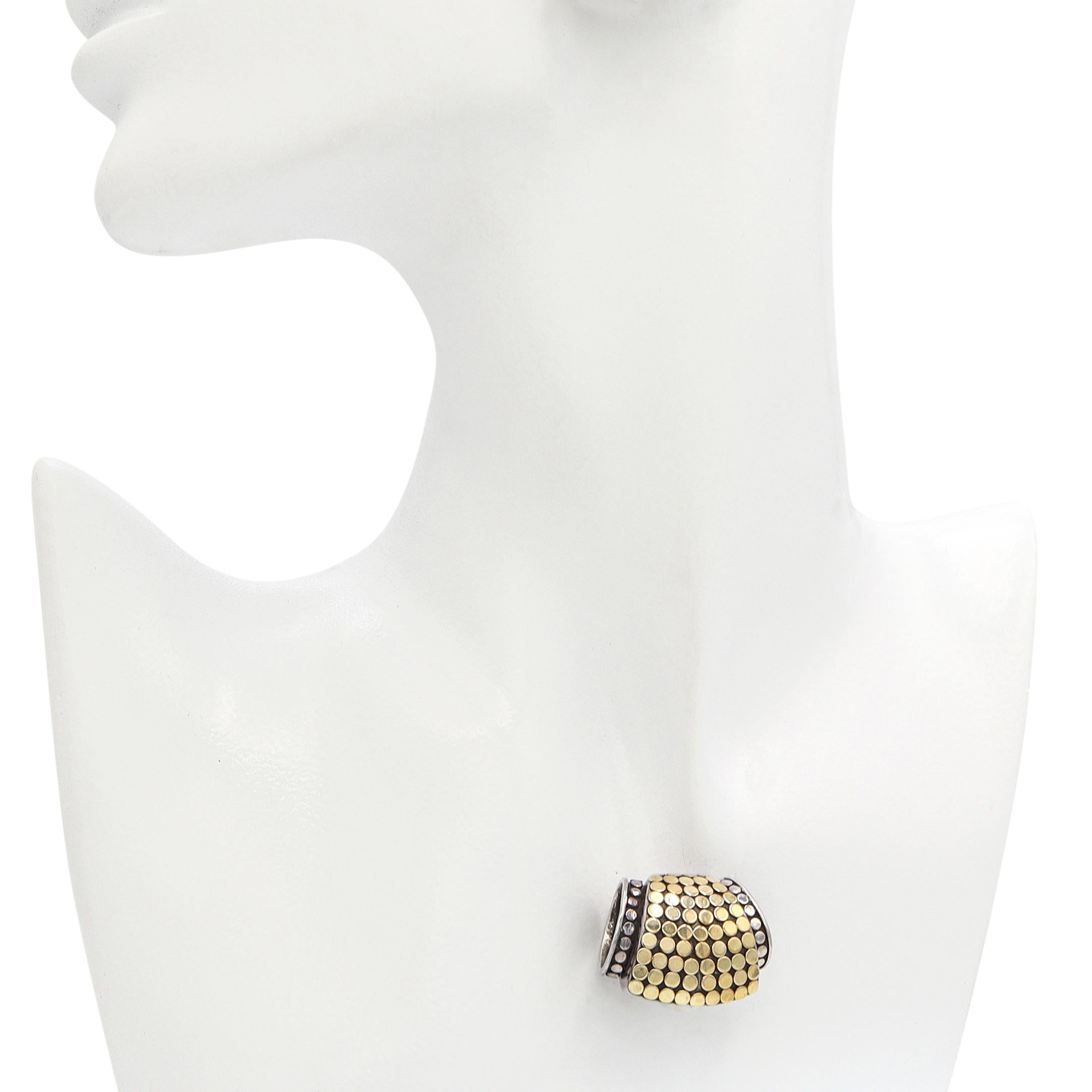 John Hardy 18K Gold & Sterling Silver Dot Collection Enhancer Pendant