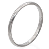 Art Deco Platinum Engraved Wedding Band Ring