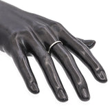 Art Deco Platinum Engraved Wedding Band Ring