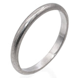 Vintage Platinum & Palladium Classic Wedding Band
