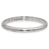 Vintage Platinum & Palladium Classic Wedding Band