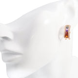 Bellarri 14k Rose Gold 4.10tcw Multi Stone and Diamond Earrings